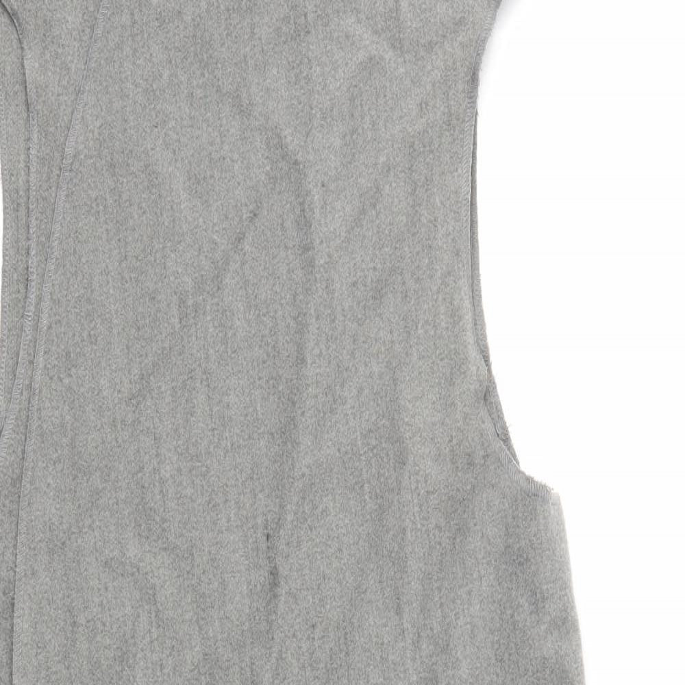 Womens UK Size M New Look Grey Overcoat