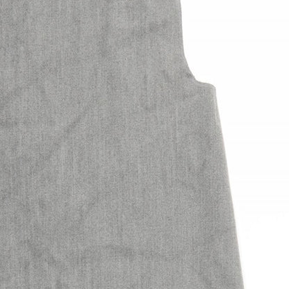 Womens UK Size M New Look Grey Overcoat