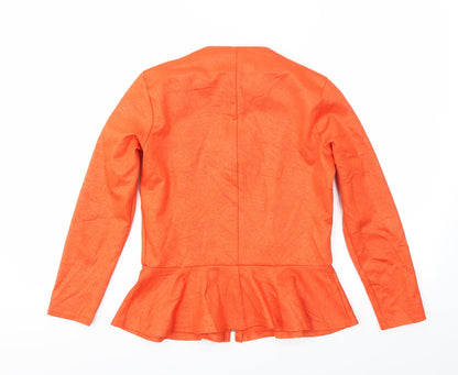 Womens UK Size 8 River Island Orange Jacket