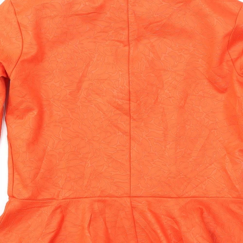 Womens UK Size 8 River Island Orange Jacket