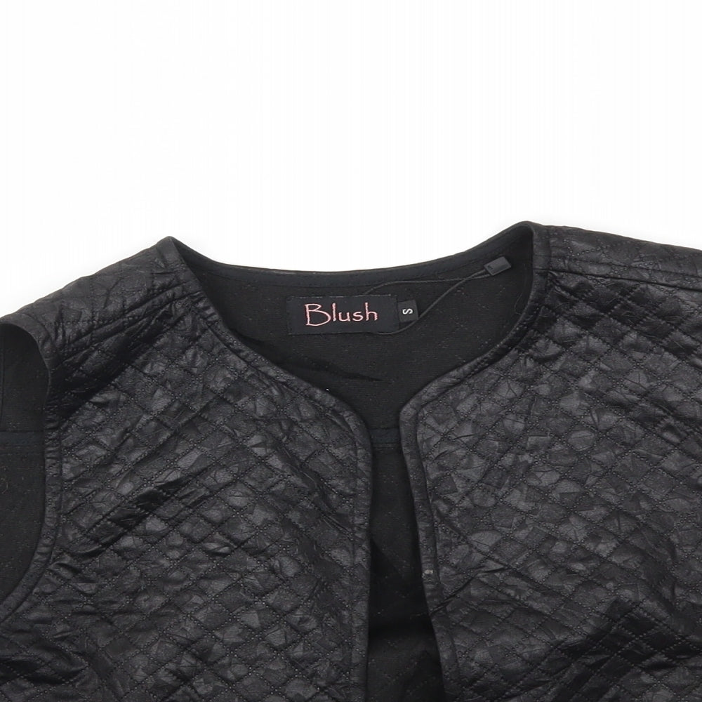 Blush Womens Black   Jacket  Size S