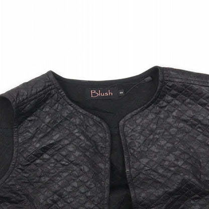Blush Womens Black   Jacket  Size S