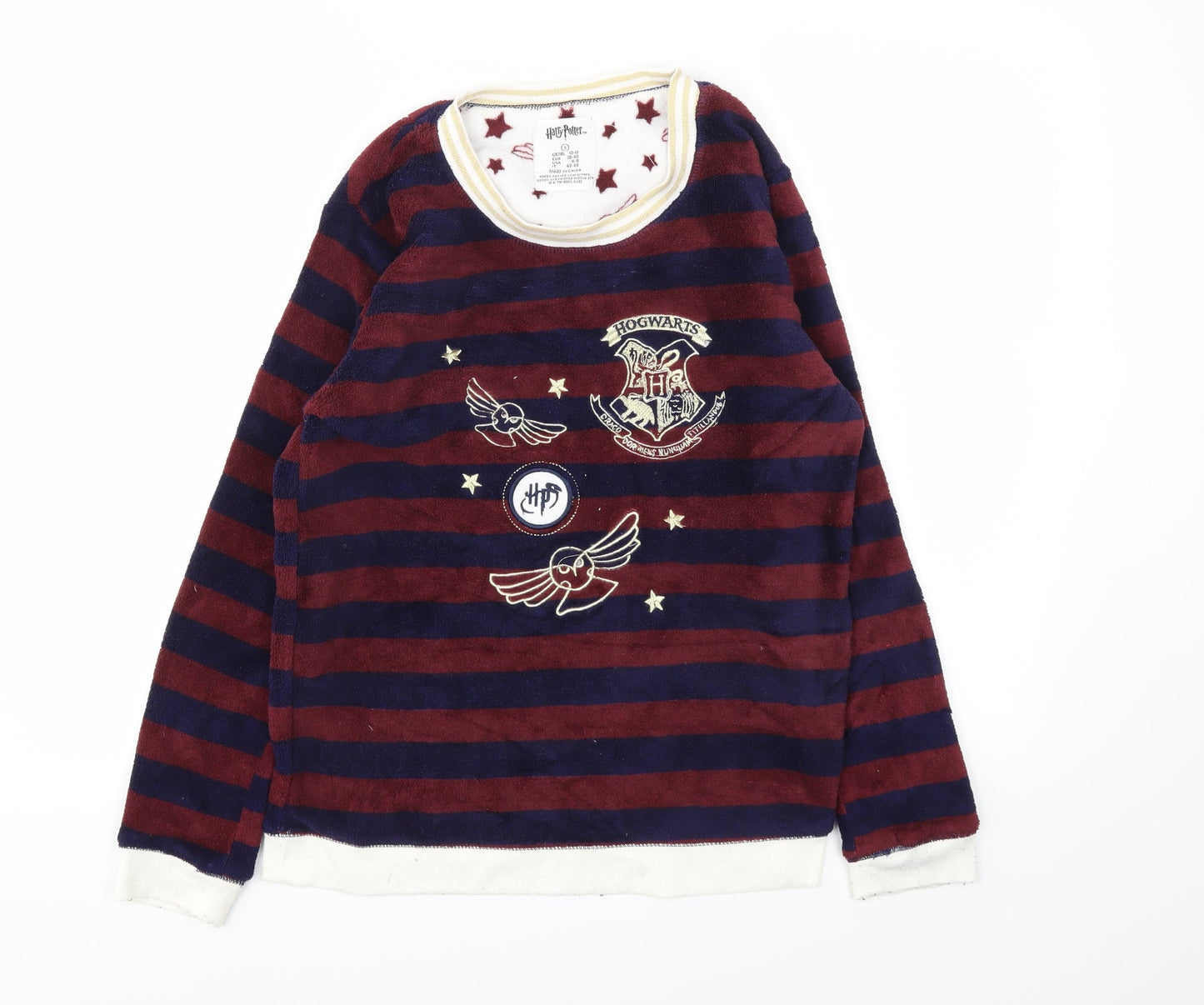 Primark Girls Multicoloured Striped  Top Pyjama Top Size S