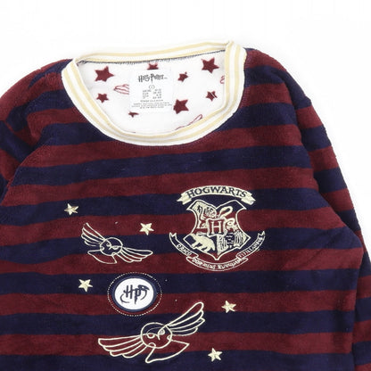 Primark Girls Multicoloured Striped  Top Pyjama Top Size S