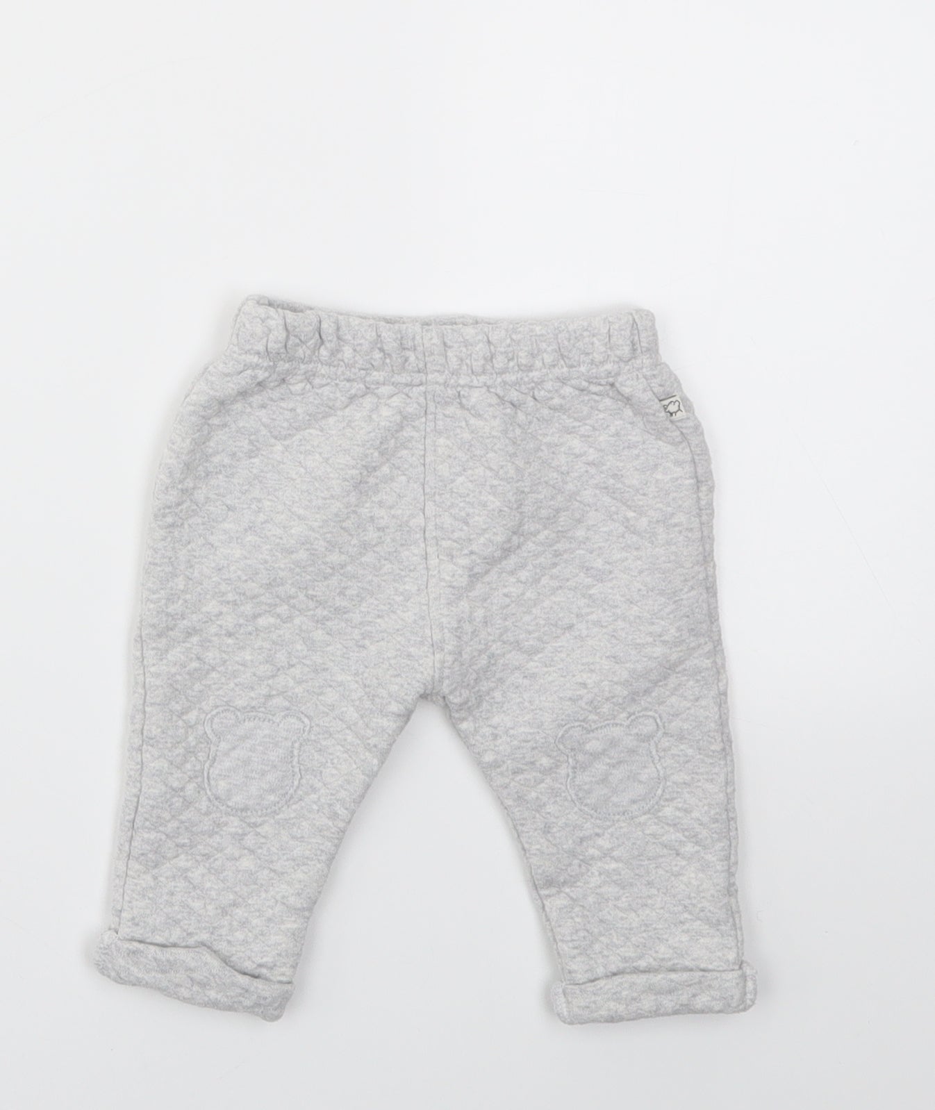 M&S Boys Grey   Capri Trousers Size 6-9 Months