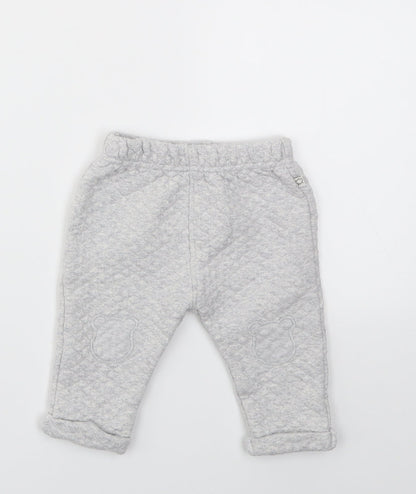 M&S Boys Grey   Capri Trousers Size 6-9 Months