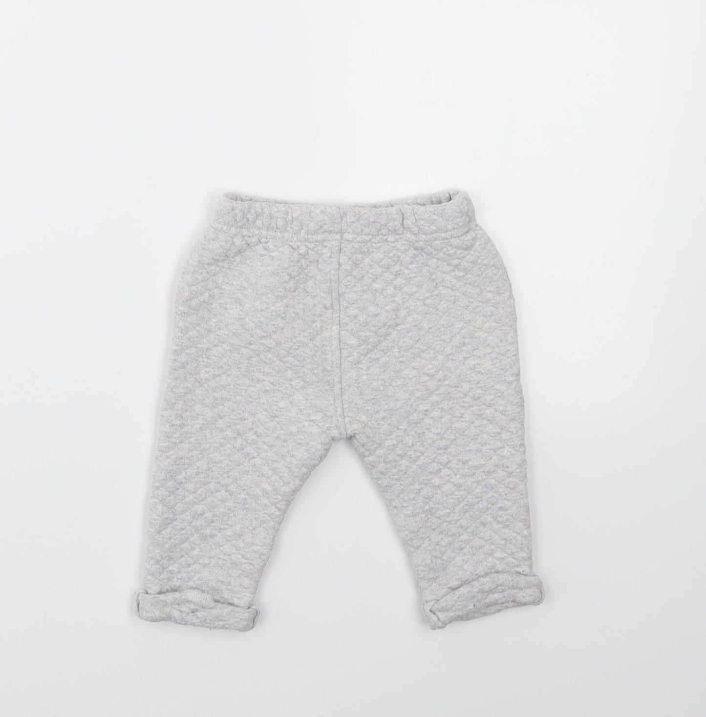 M&S Boys Grey   Capri Trousers Size 6-9 Months
