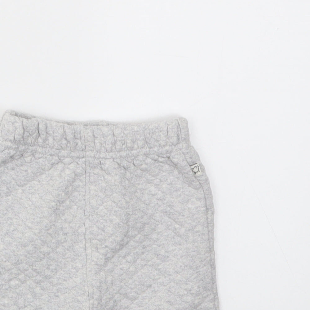 M&S Boys Grey   Capri Trousers Size 6-9 Months