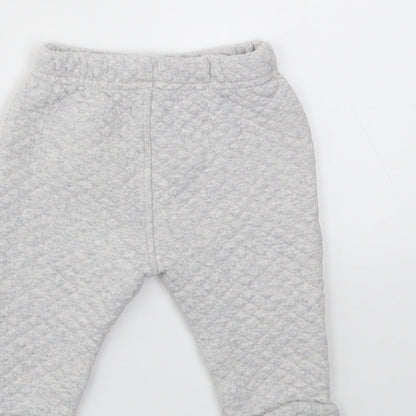 M&S Boys Grey   Capri Trousers Size 6-9 Months
