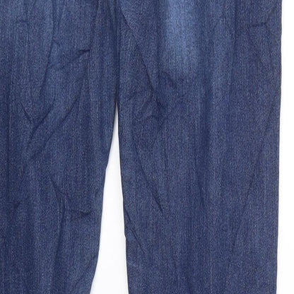 Womens UK Size 10 H&M Regular Fit Skinny Blue Jeans