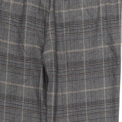 Womens UK Size 34 River Island Regular Fit Carrot Grey Trousers
