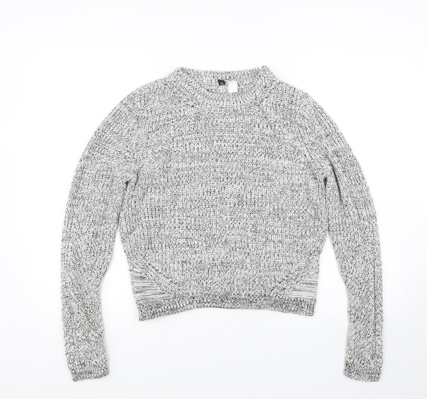 Womens UK Size M H&M Grey Pullover Jumper