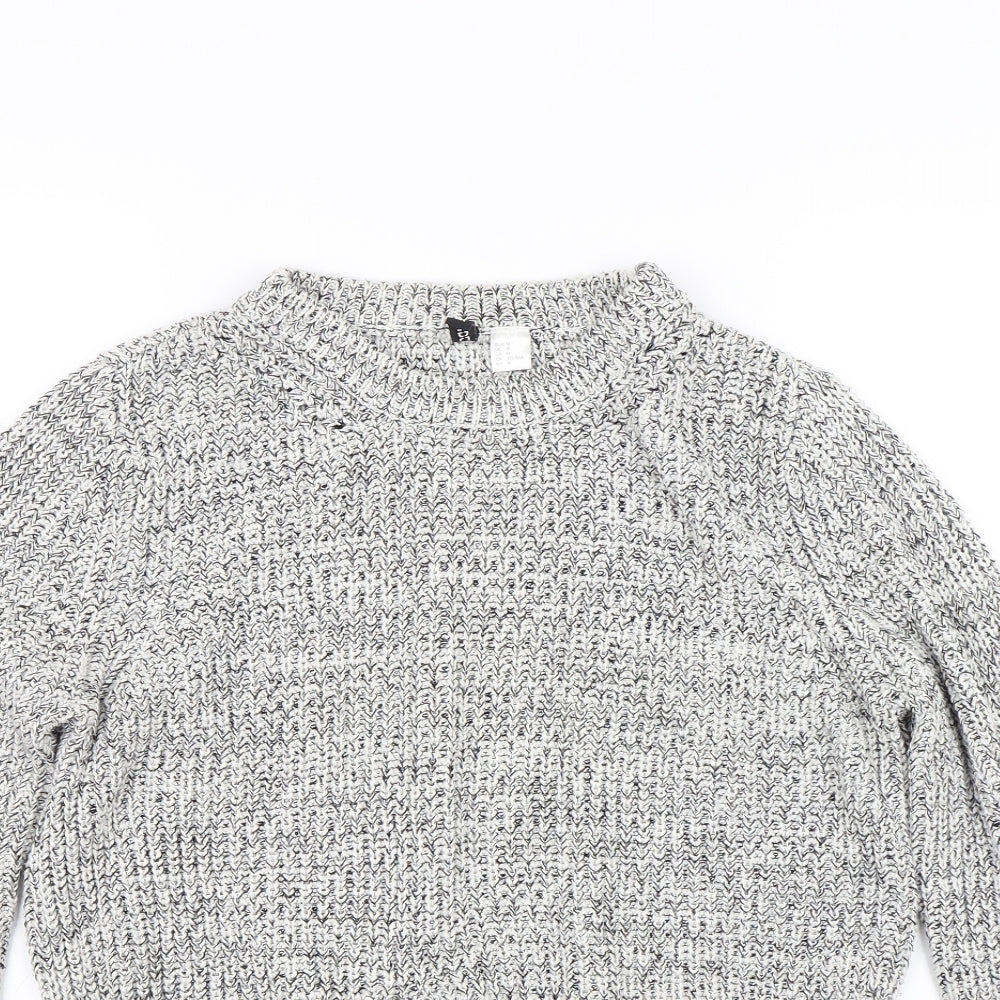 Womens UK Size M H&M Grey Pullover Jumper