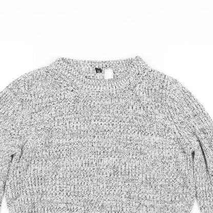 Womens UK Size M H&M Grey Pullover Jumper