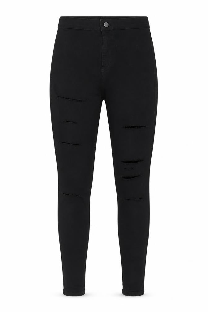 Womens UK Size 26 in Topshop Regular Fit Skinny Black Jeans