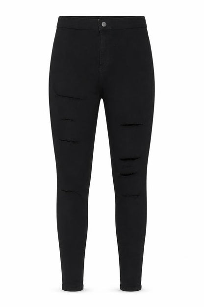 Womens UK Size 26 in Topshop Regular Fit Skinny Black Jeans