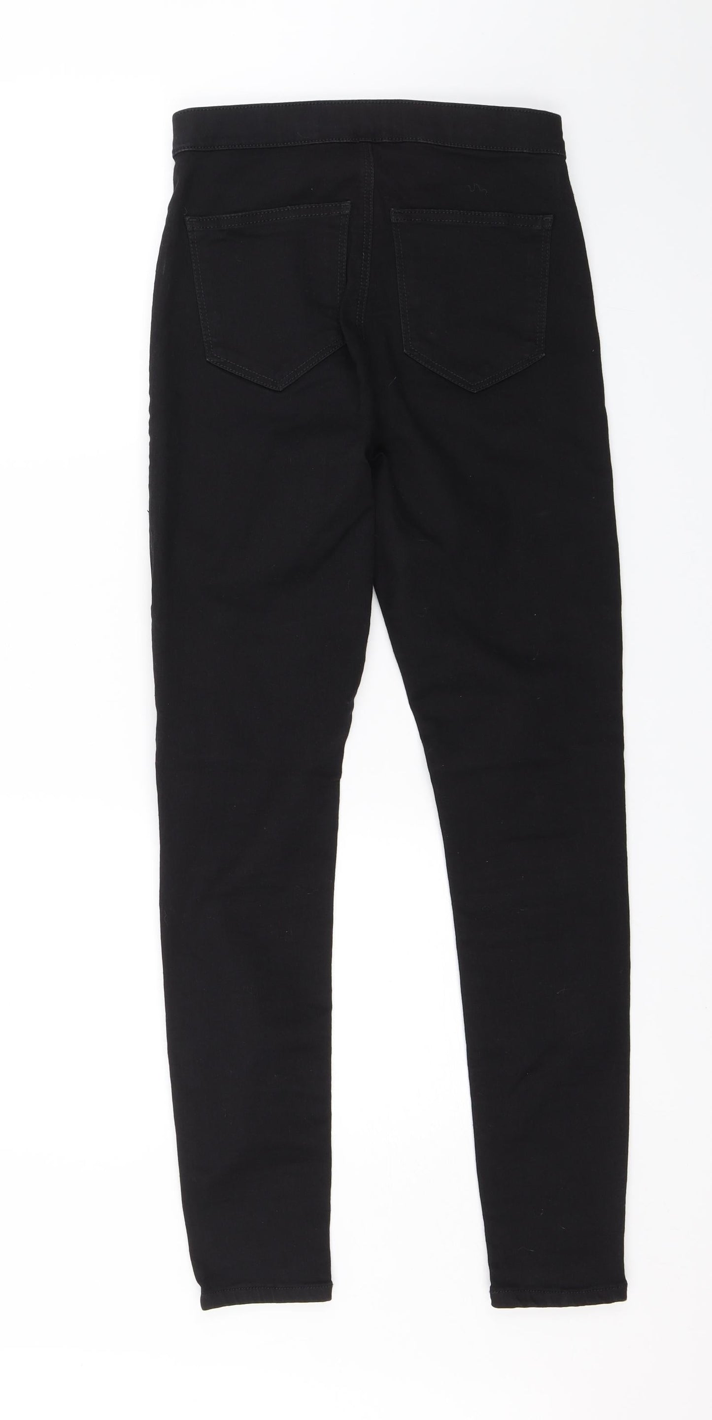 Topshop Womens Black  Denim Skinny Jeans Size 26 in L28 in