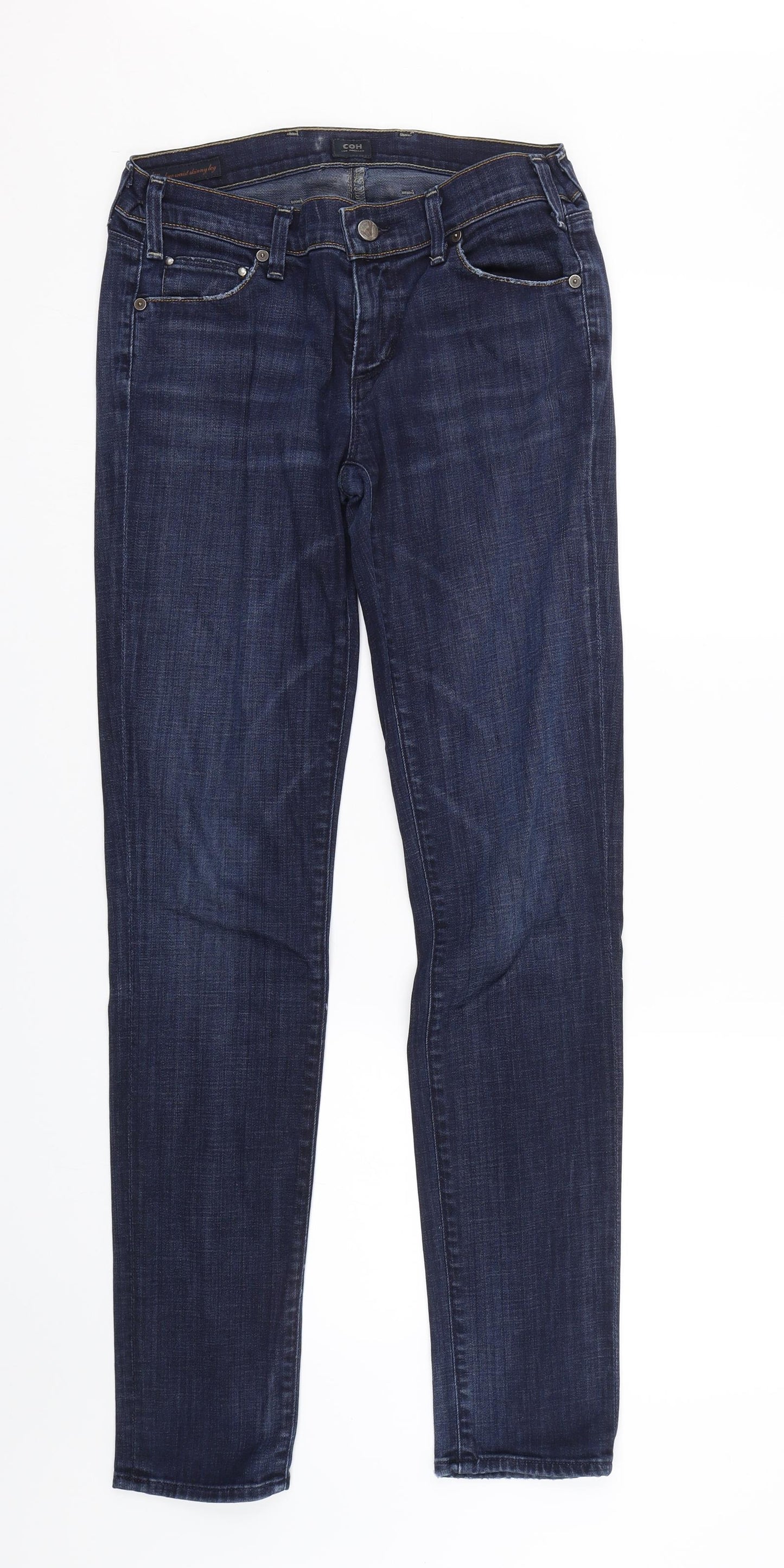Jerome Dahan Womens Blue  Denim Skinny Jeans Size 28 L31 in