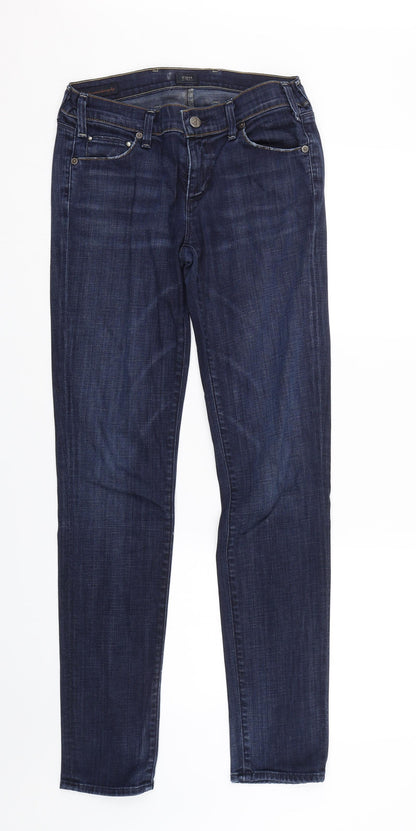 Jerome Dahan Womens Blue  Denim Skinny Jeans Size 28 L31 in