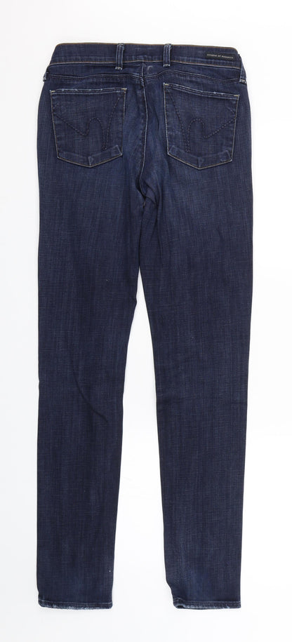 Jerome Dahan Womens Blue  Denim Skinny Jeans Size 28 L31 in