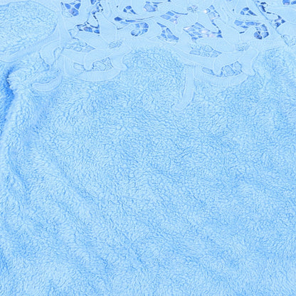 Womens UK Size S Preworn Blue Pullover Jumper