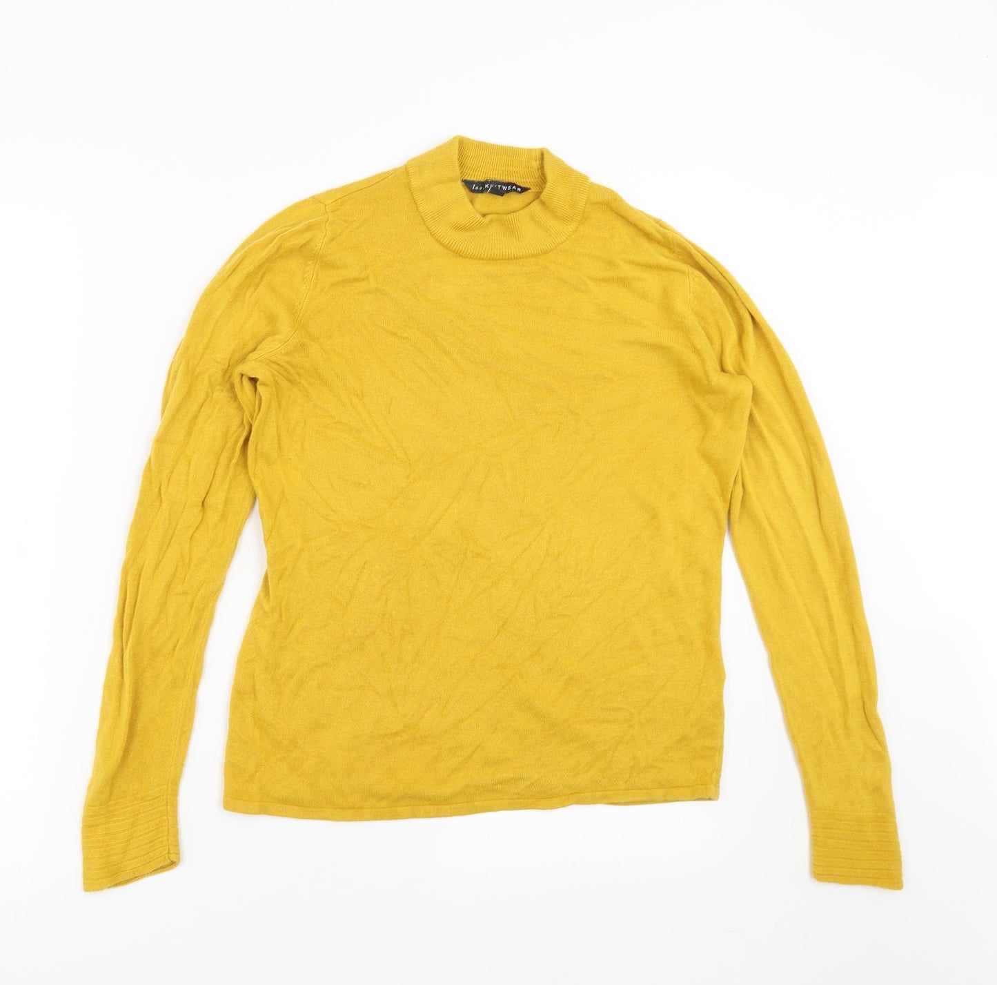 Womens UK Size 12 Bonmarché Yellow Pullover Jumper