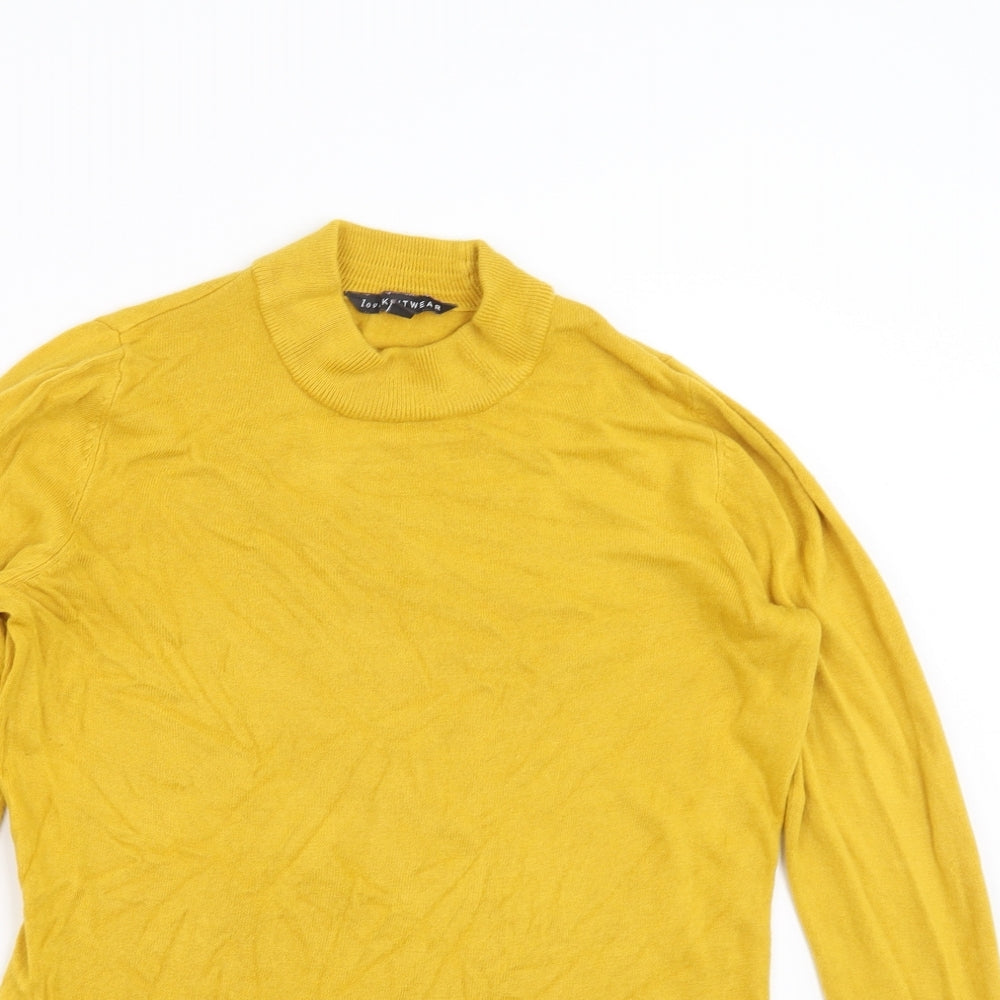 Womens UK Size 12 Bonmarché Yellow Pullover Jumper
