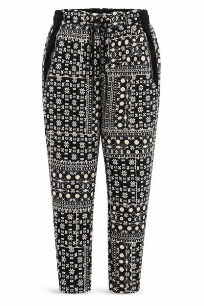 Womens UK Size S H&M Regular Fit Jogger Black Trousers