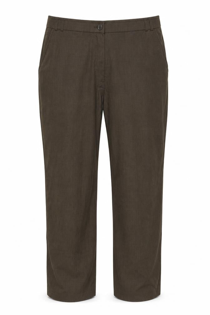 Marks & Spencer Womens Brown   Trousers  Size 18 L27 in