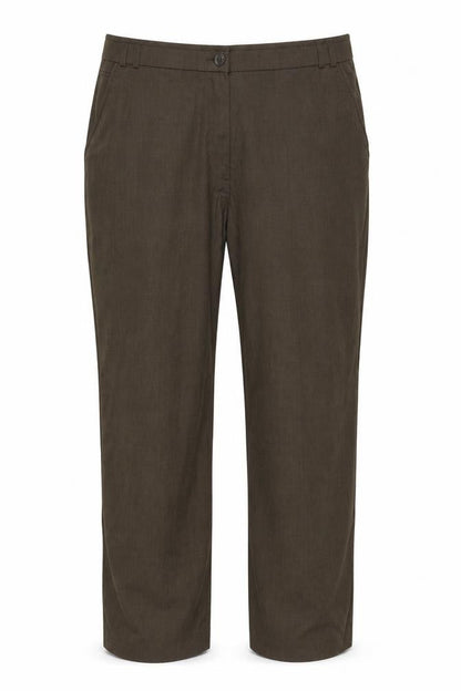 Marks & Spencer Womens Brown   Trousers  Size 18 L27 in