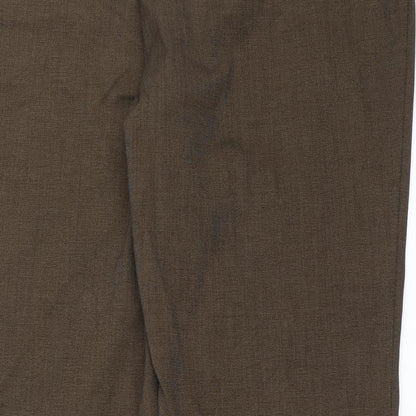 Womens UK Size 18 Marks and Spencer Regular Fit  Brown Trousers