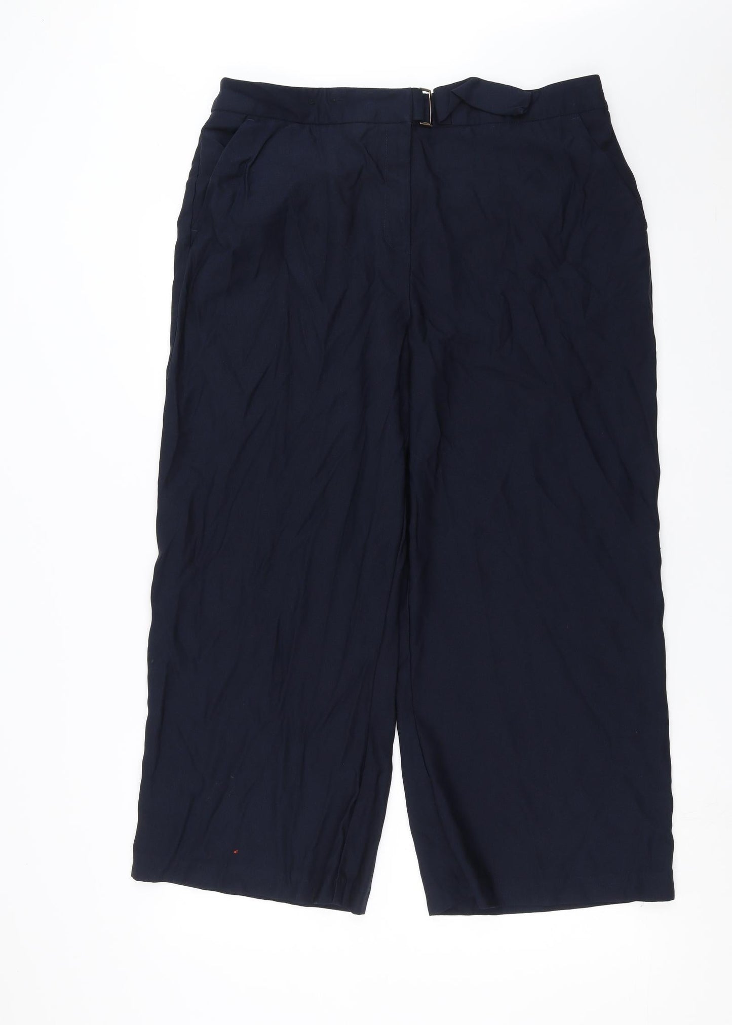 Womens UK Size 18 F&F Regular Fit  Blue Trousers