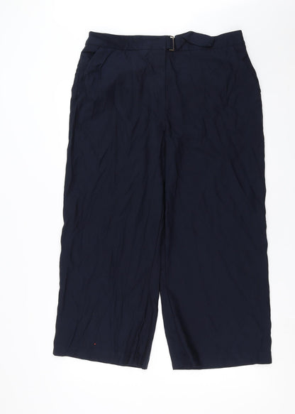 Womens UK Size 18 F&F Regular Fit  Blue Trousers