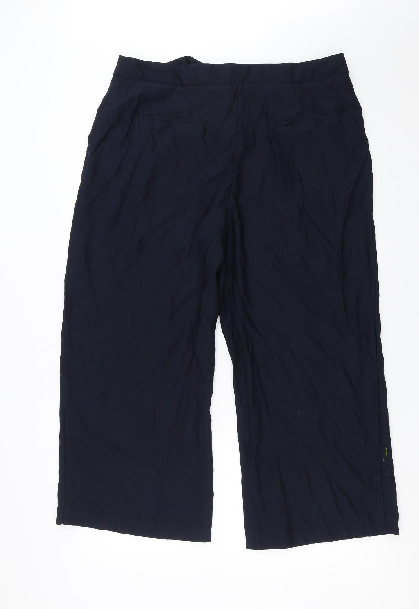 Womens UK Size 18 F&F Regular Fit  Blue Trousers