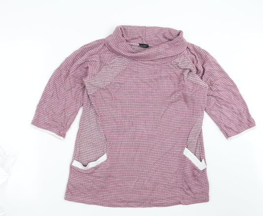 Luca Vanucci Womens Purple   Pullover Jumper Size XL