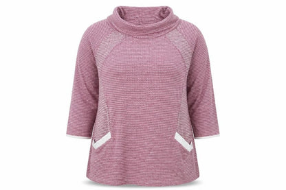 Womens UK Size XL Luca Vanucci Purple Pullover Jumper