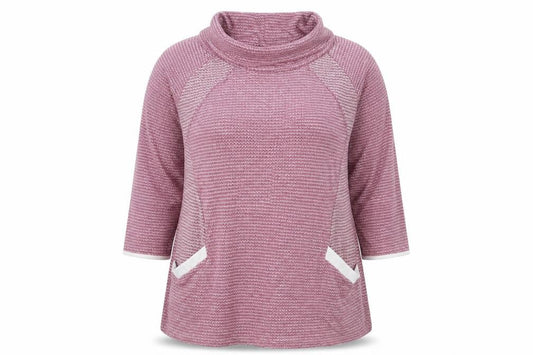 Womens UK Size XL Luca Vanucci Purple Pullover Jumper