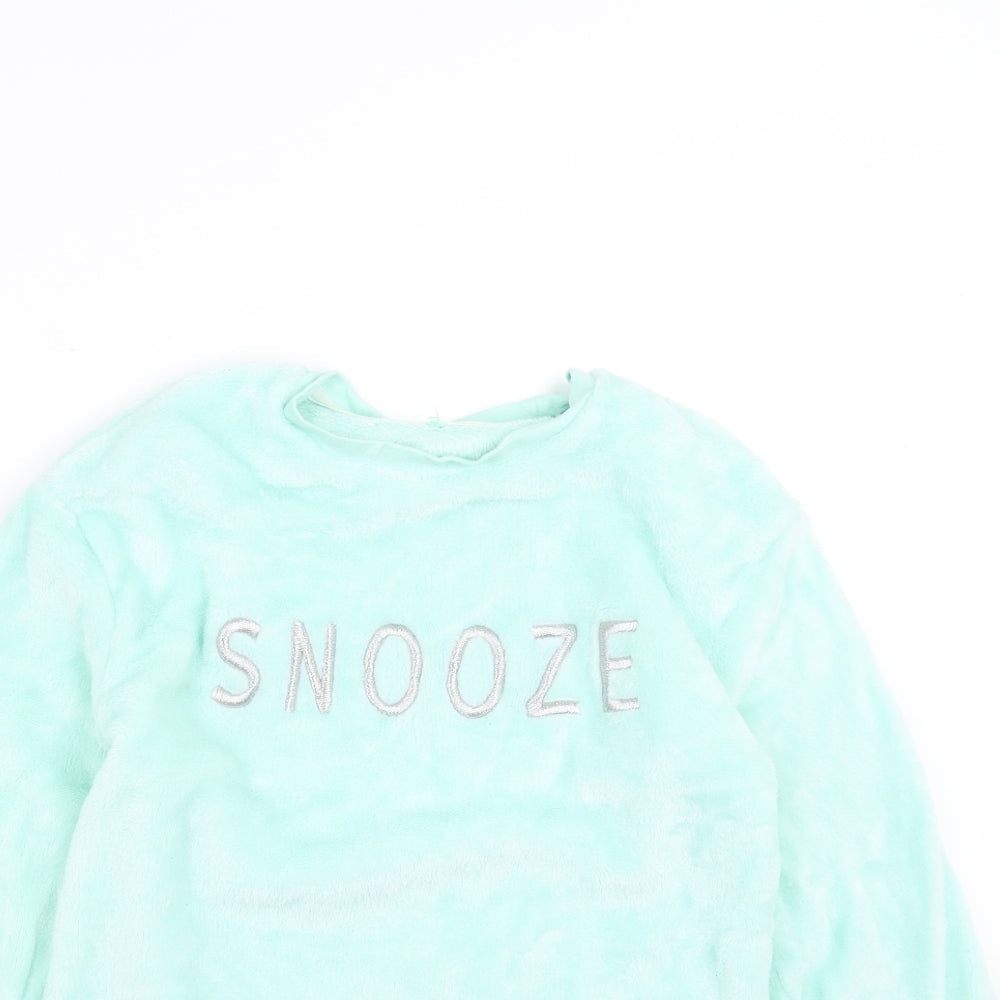 George Girls Green Solid  Top Pyjama Top Size 9-10 Years  - snooze