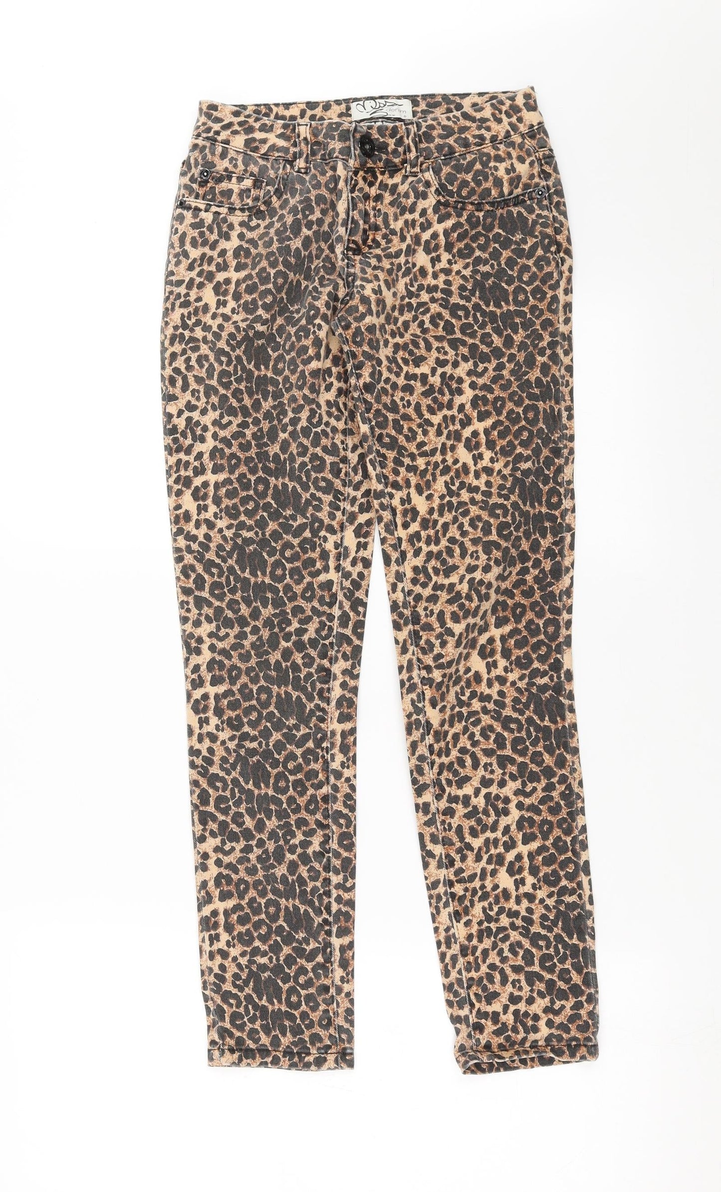 Womens UK Size 6 Miss Denim Extra-Slim Fit Skinny Brown Jeans