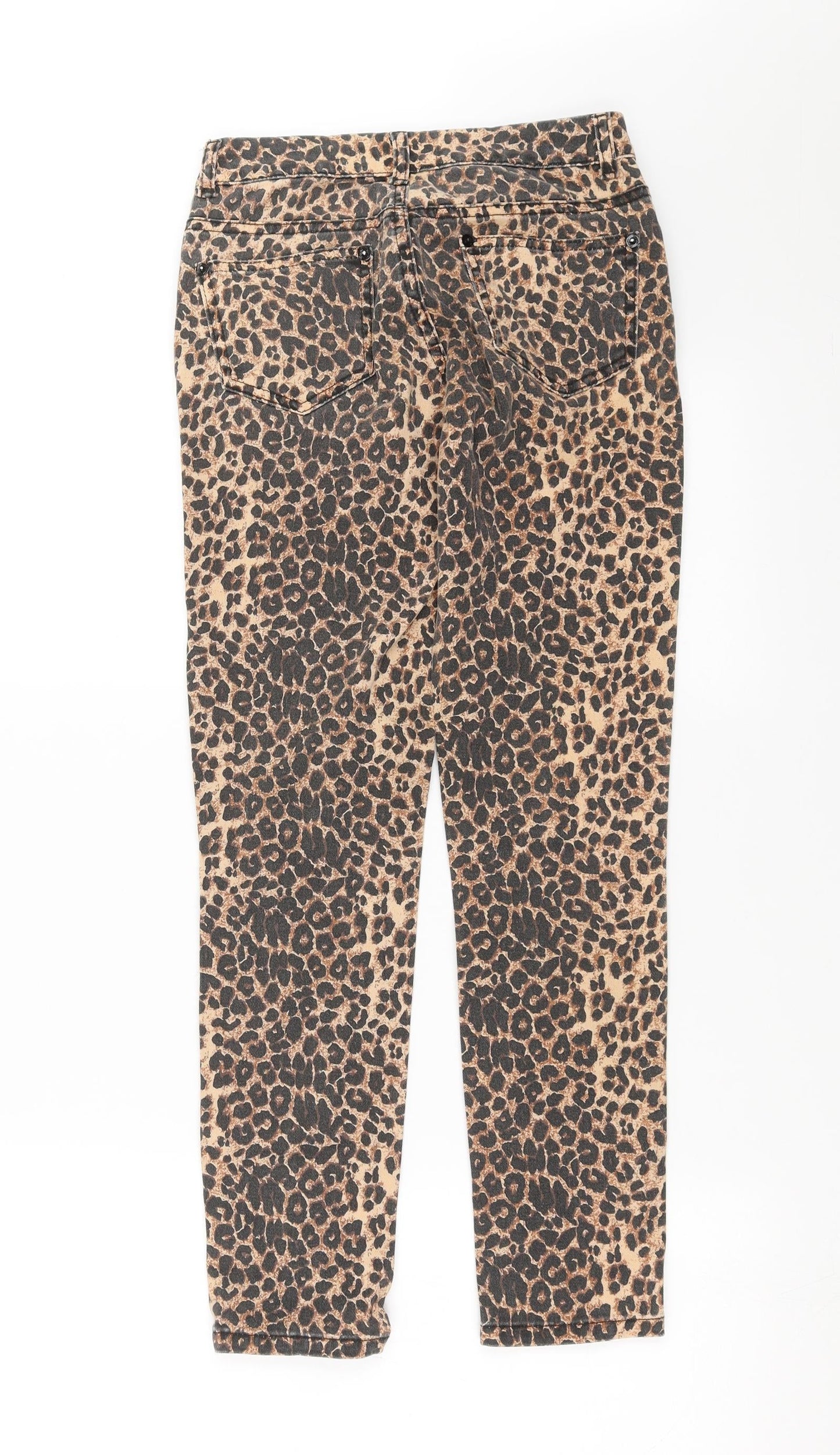 Womens UK Size 6 Miss Denim Extra-Slim Fit Skinny Brown Jeans
