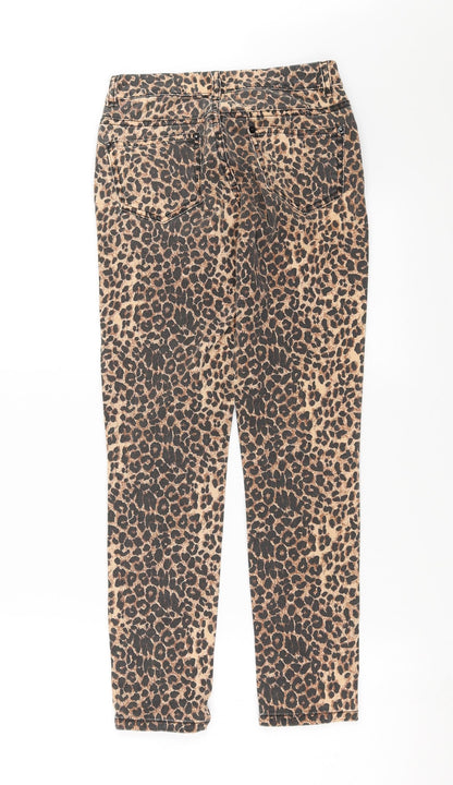 Womens UK Size 6 Miss Denim Extra-Slim Fit Skinny Brown Jeans