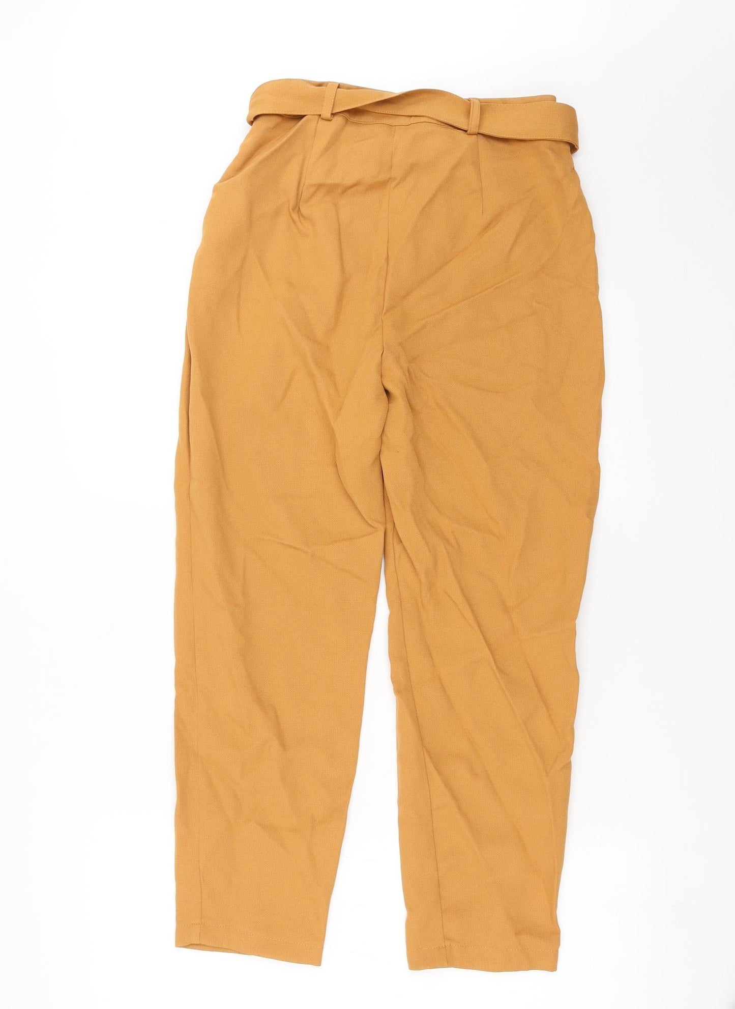 Womens UK Size 8 Missguided Regular Fit  Brown Trousers