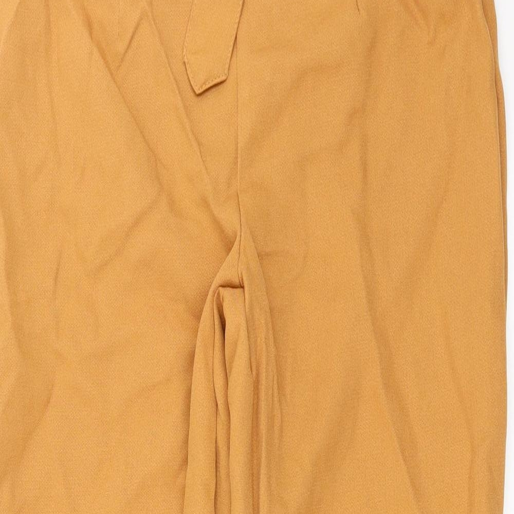 Womens UK Size 8 Missguided Regular Fit  Brown Trousers