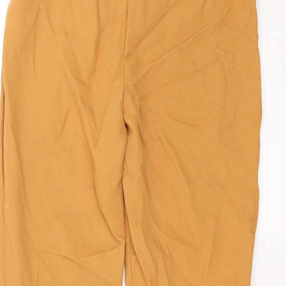 Womens UK Size 8 Missguided Regular Fit  Brown Trousers