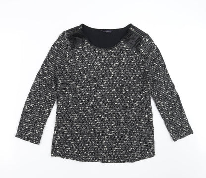 Womens UK Size 12 Marks and Spencer Black Pullover Jumper