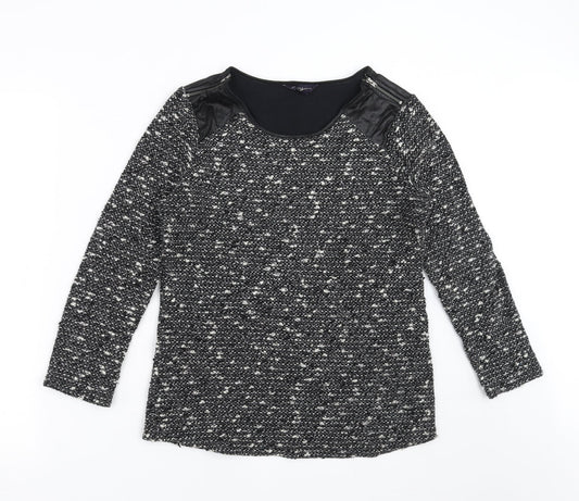 Womens UK Size 12 Marks and Spencer Black Pullover Jumper