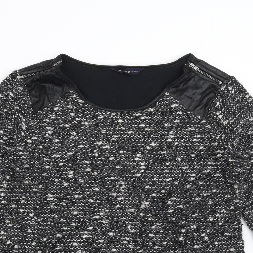 Womens UK Size 12 Marks and Spencer Black Pullover Jumper