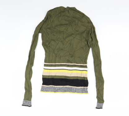 Womens UK Size 8 River Island Green Pullover Jumper