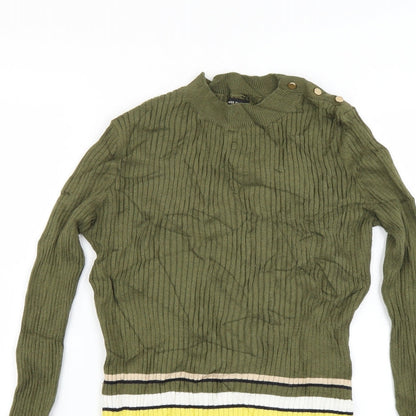 Womens UK Size 8 River Island Green Pullover Jumper