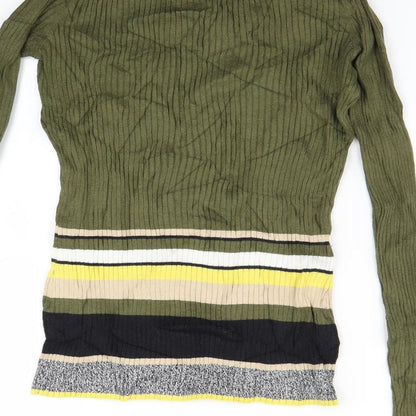 Womens UK Size 8 River Island Green Pullover Jumper